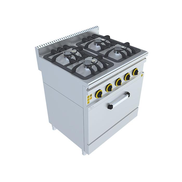 012_PR870130-1.jpg Beka 4’lü Gazlı Kuzine Fırınlı 80x70x85 – PR870130 - Görsel 1