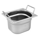 Öztiryakiler GN 1/6-200 Saplı Köşe Desenli Gastronom Küvet, 0311.16200.31