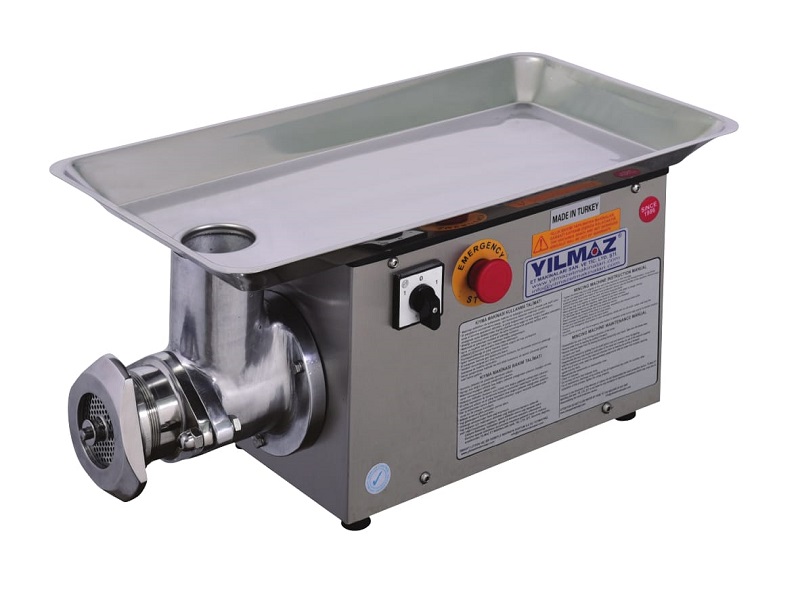 12-no-inox-70-mm-et-kiyma-makinasi-1231-mn.jpg Yılmaz 1231 MN Et Kıyma Makinesi – 12 No – Ø 70 mm – INOX Gövde - Görsel 1