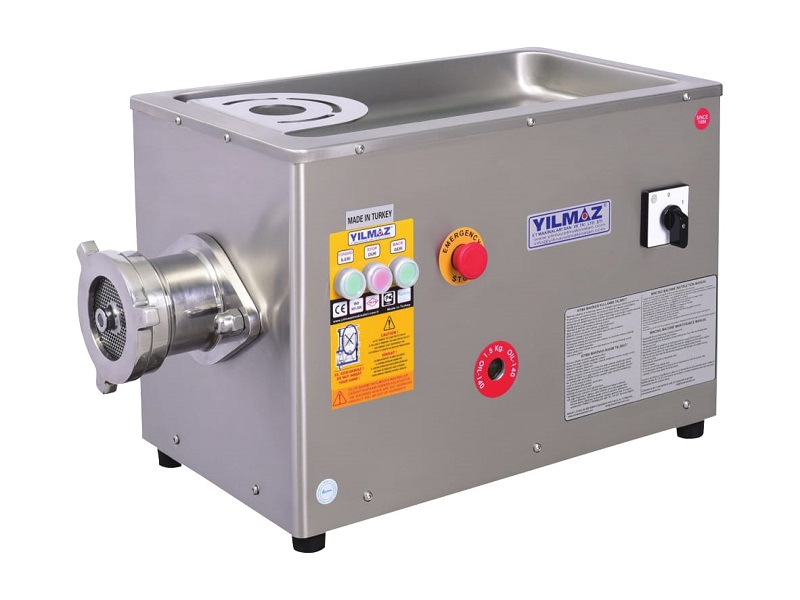32-no-inox-100-mm-et-kiyma-makinasi-3231-tr.jpg Yılmaz 3231 TR Et Kıyma Makinesi – 32 No – Ø 100 mm – INOX Gövde - Görsel 1