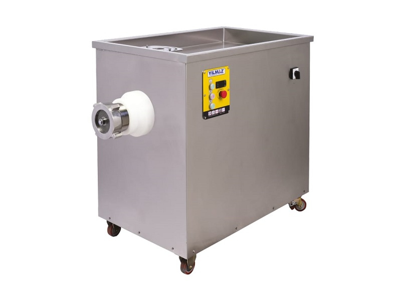 42-no-inox-130-mm-et-kiyma-makinasi-4233-str.jpg Yılmaz 4233 STR Soğutmalı Et Kıyma Makinesi – 42 No – Ø 130 mm – INOX Gövde - Görsel 1