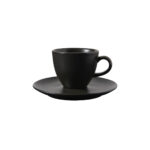 Güral Porselen Digibone Bistro Bone Tabaklı Kahve Fincanı – Mat – GBSBST02KT102515