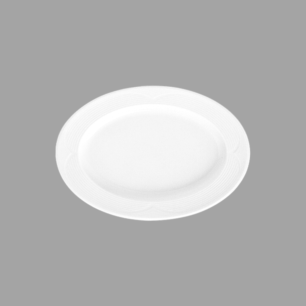 5853.jpg Güral Porselen Horeca White SATURN 24 CM KAYIK TABAK - Görsel 1