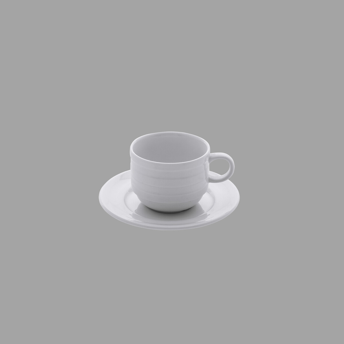 6284.jpg Güral Porselen Horeca White LIZBON 170 CC ÇAY FİNCANI VE FİNCAN TABAĞI - Görsel 1