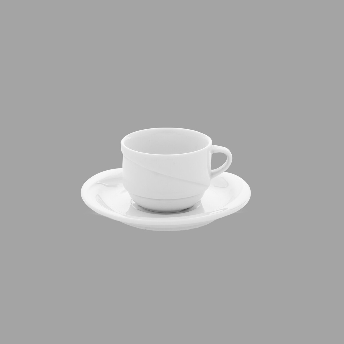 6859.jpg Güral Porselen Horeca White X-TANBUL 230 CC ÇAY FİNCANI - Görsel 1