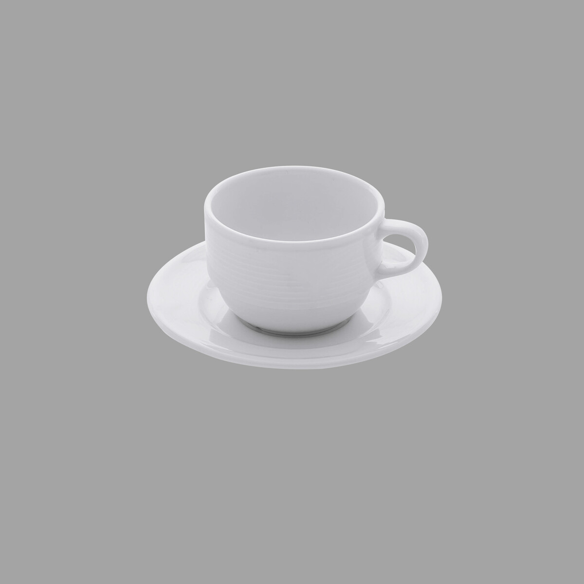7091.jpg Güral Porselen Horeca White SATURN 90 CC KAHVE FİNCANI - Görsel 1