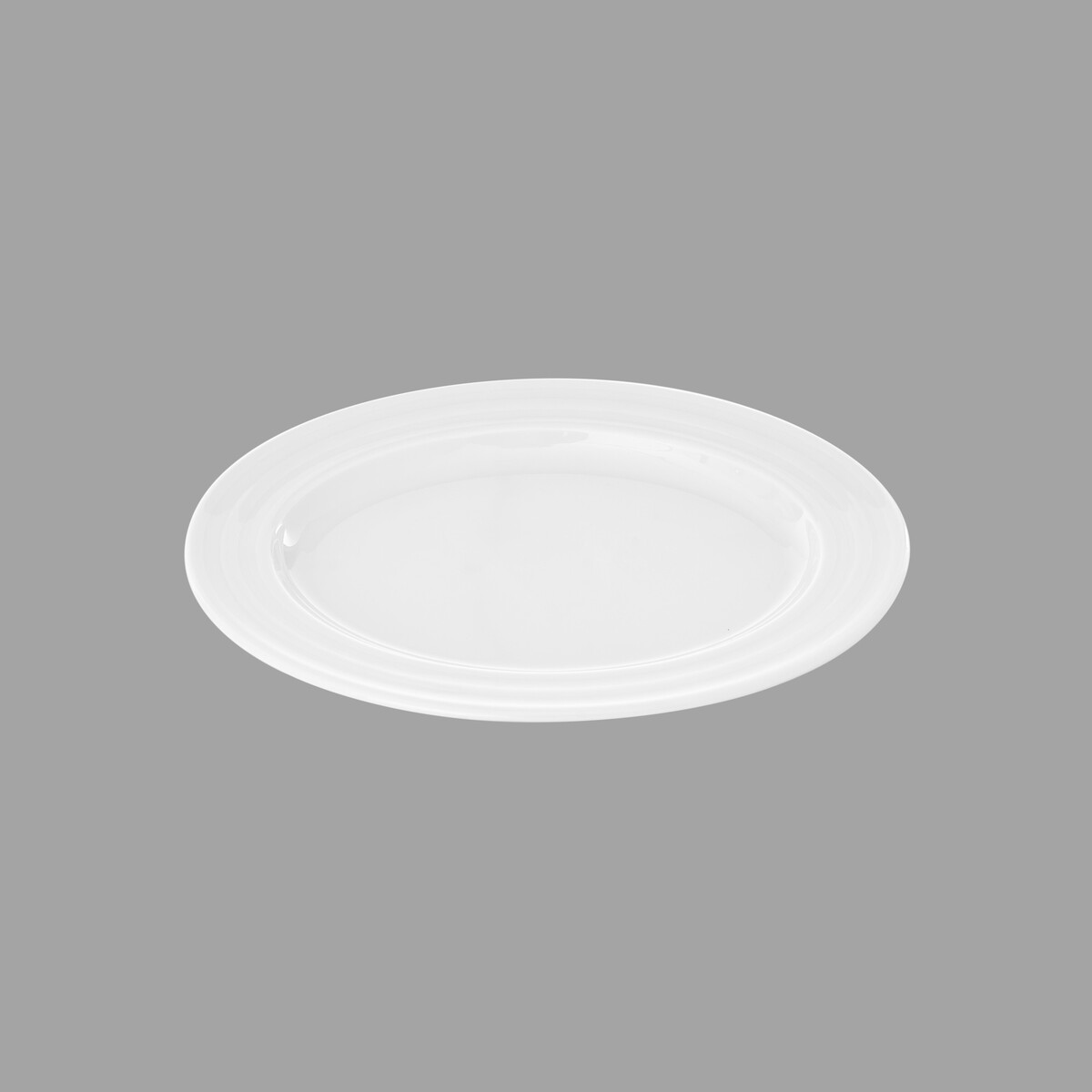 7245.jpg Güral Porselen Horeca White LIZBON 39 CM KAYIK TABAK - Görsel 1