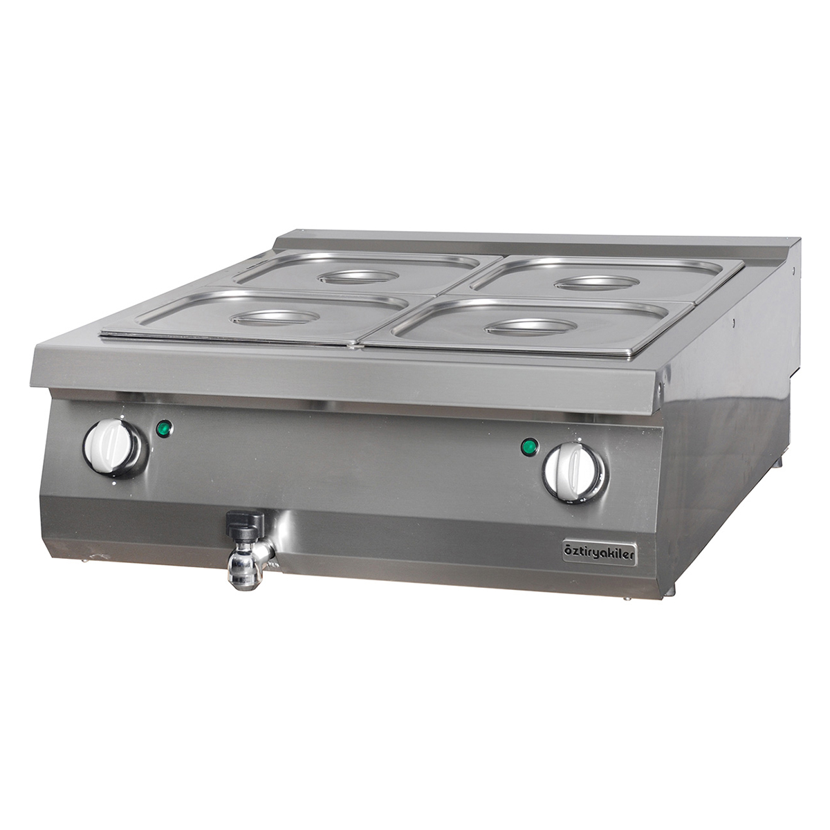 7854.N1.80903.11.jpg Öztiryakiler OBE 8090 Elektrikli Bain Marie – 900 Seri - Görsel 1