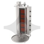 Atalay ADGC-5 U Gazlı Üstten Motorlu Camlı Döner Ocağı – 5 Gözlü