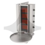 Atalay ADGC-4 S Gazlı Döner Ocağı Camlı – 4 Gözlü Sabit
