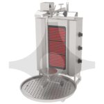 Atalay ADE-3 U Elektrikli Üstten Motor Döner Ocağı – 3 Gözlü