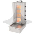 Atalay ADG-4 A Alttan Motorlu Gazlı Döner Ocağı – 4 Gözlü