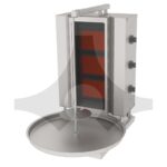 Atalay ADGC-3 S Gazlı Döner Ocağı Camlı – 3 Gözlü Sabit