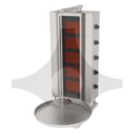 Atalay ADGC-5S Gazlı Döner Ocağı Camlı – 5 Gözlü Sabit