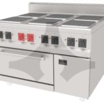 Atalay AEK-1290 Elektrikli 6 Gözlü Dolaplı Kuzine, 900 Seri
