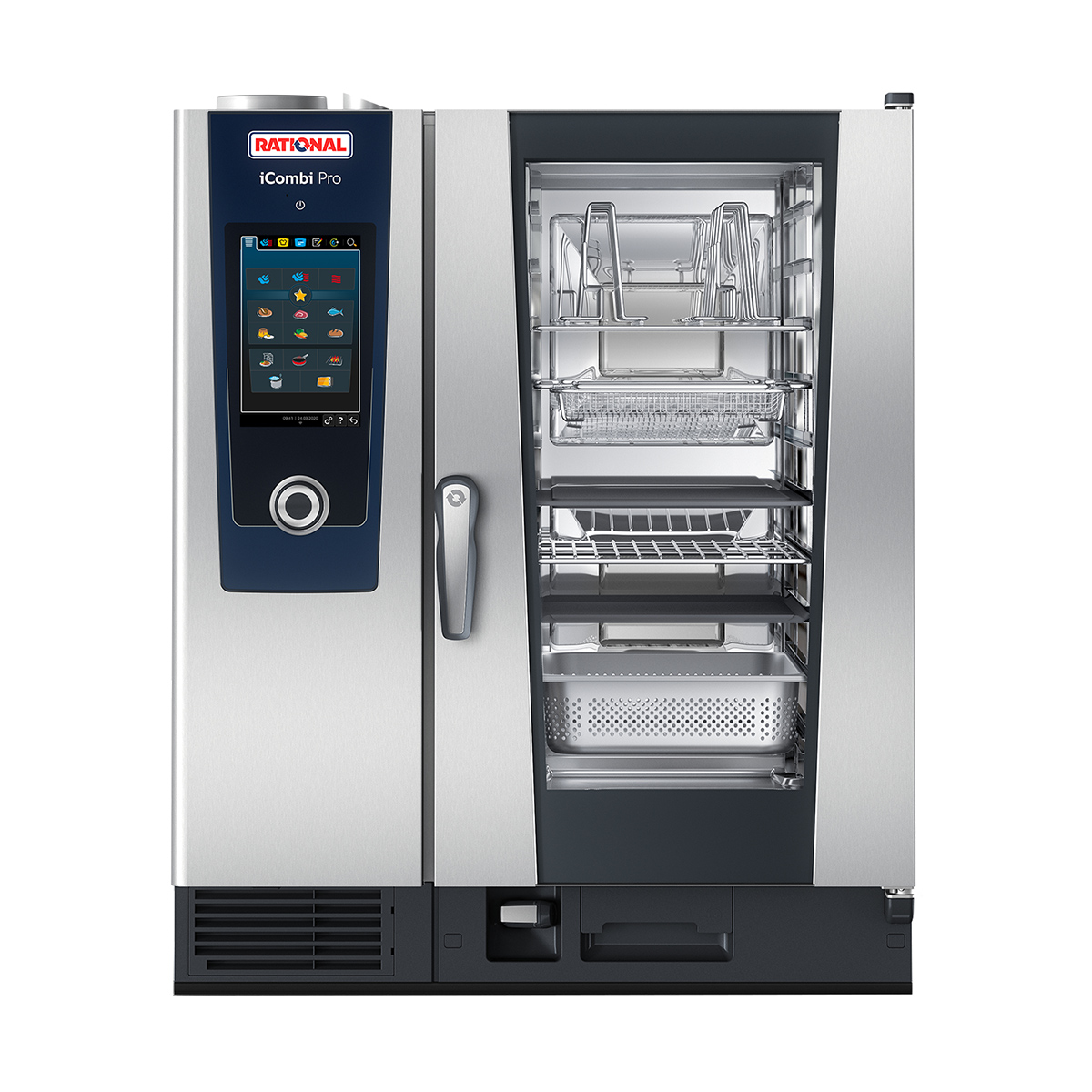 9890.ICPRO10.1E.jpg Rational iCombi Pro ICP 101E Elektrikli Fırın – 10×1/1 GN Kapasiteli - Görsel 1