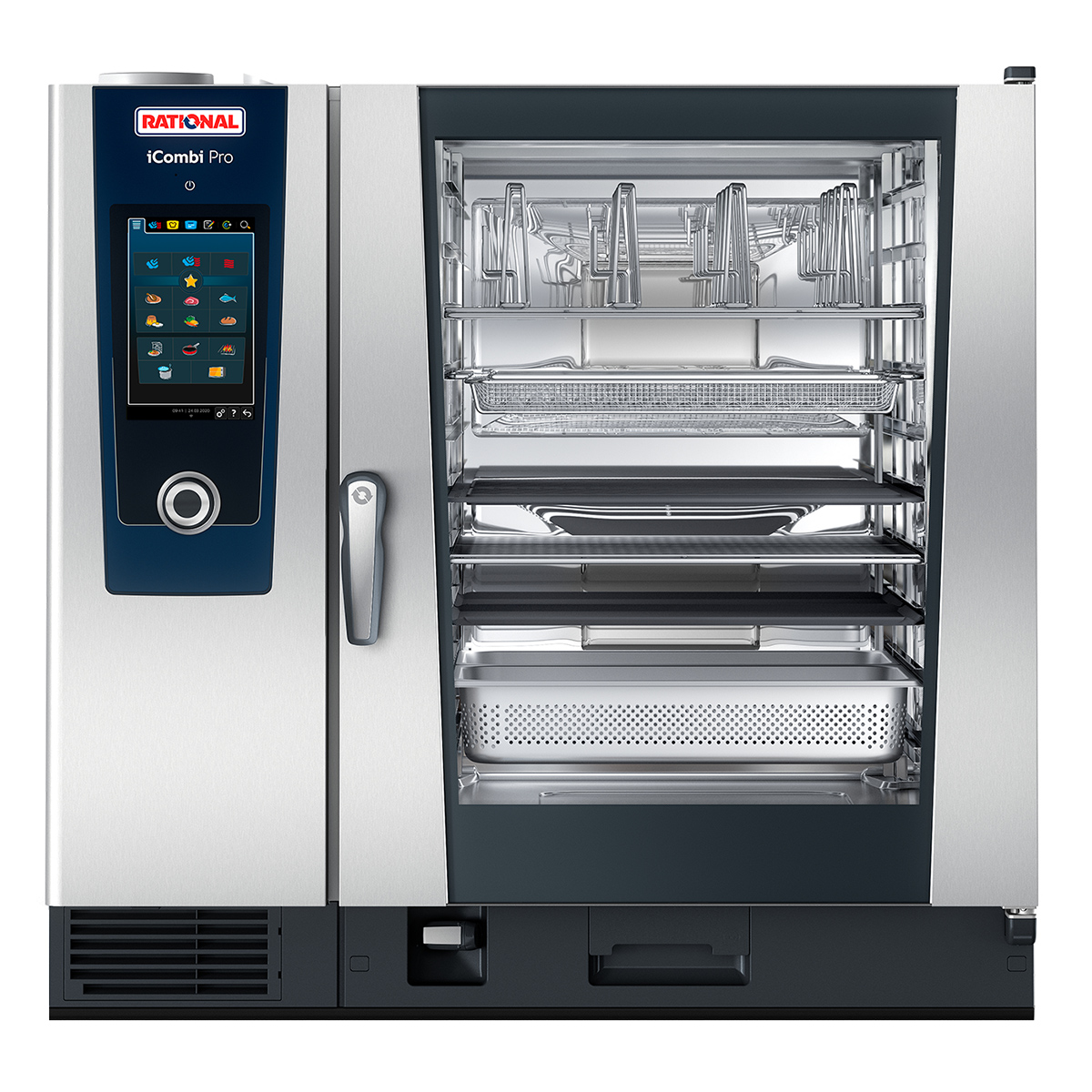 9890.ICPRO10.2E.jpg Rational ICP 102E iCombi Pro Fırın – Elektrikli – 10 adet 2/1 GN Tepsi Kapasiteli - Görsel 1