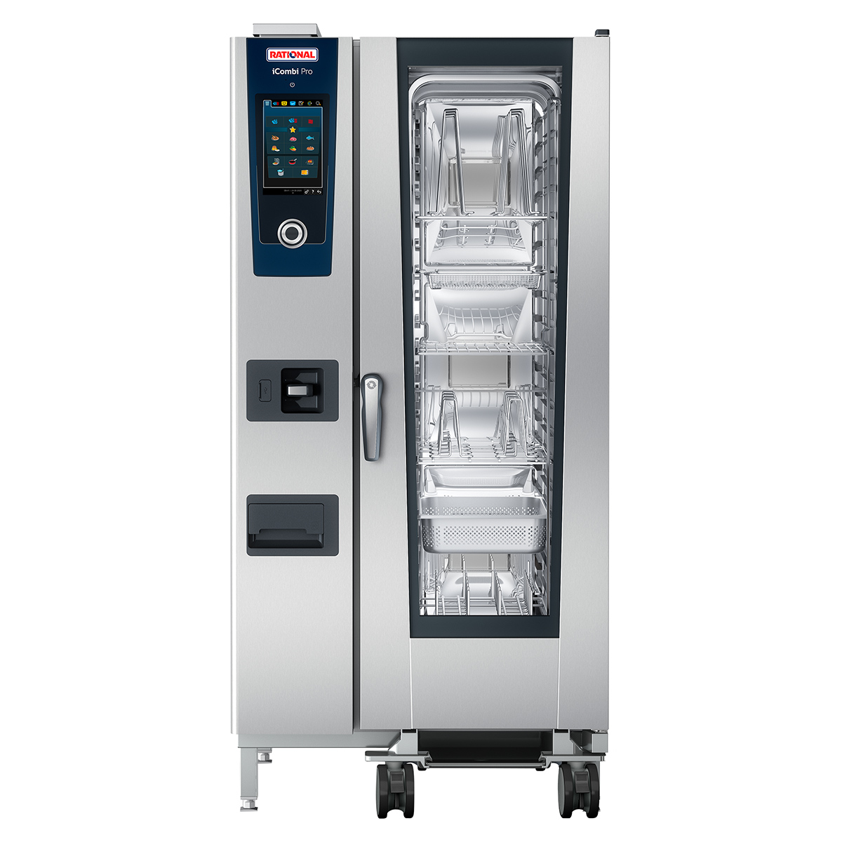 9890.ICPRO20.1G.jpg Rational ICP 201G iCombi Pro Fırın – Gazlı – 20 adet 1/1 GN Tepsi Kapasiteli - Görsel 1