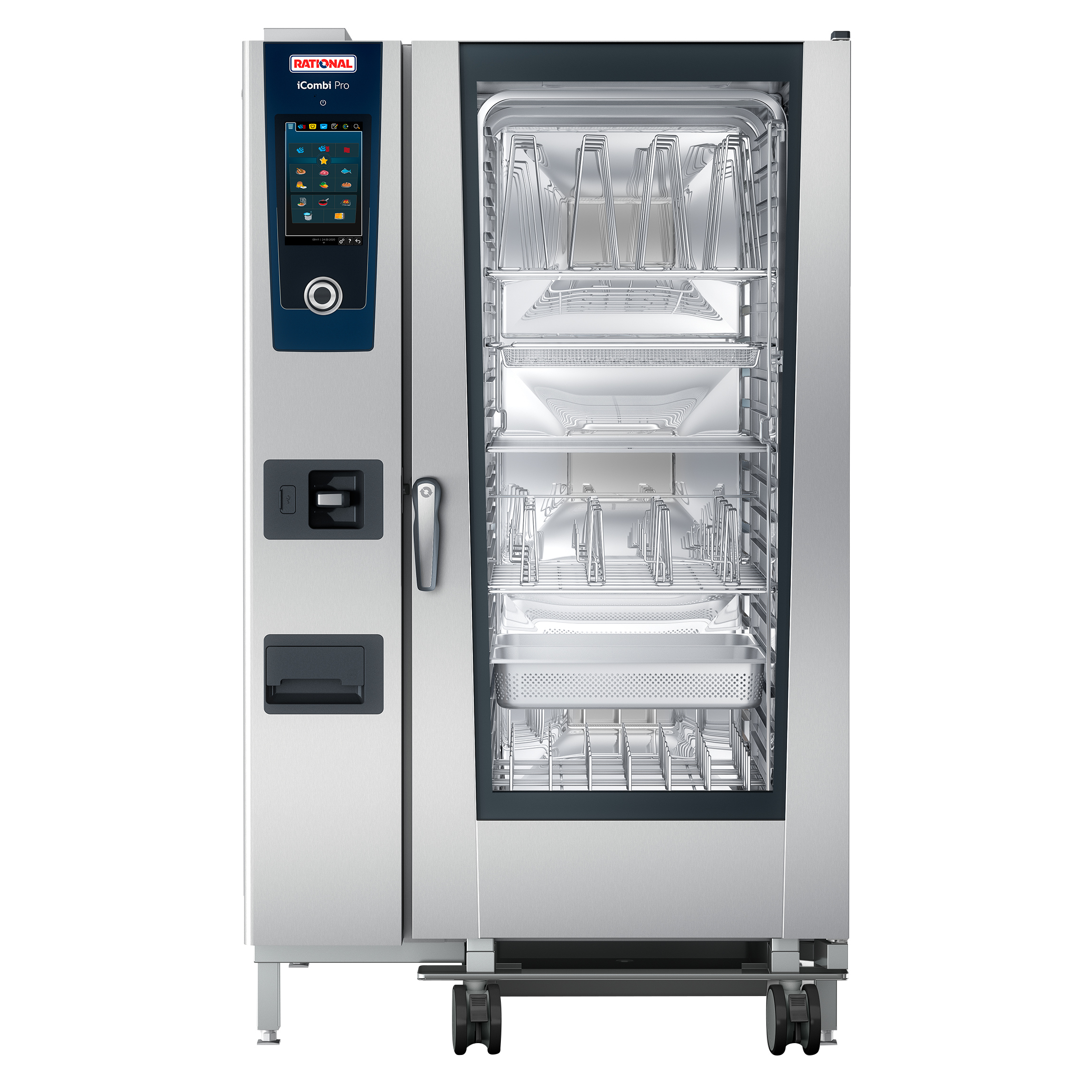 9890.ICPRO20.2G.jpg Rational ICP 202G iCombi Pro Fırın – Gazlı – 20 adet 2/1 GN Tepsi Kapasiteli - Görsel 1