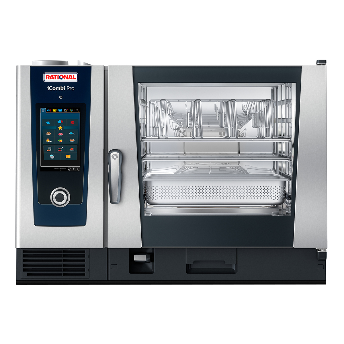 9890.ICPRO62.G0.jpg Rational ICP 62G iCombi Pro Fırın – Gazlı – 6 adet 2/1 GN Tepsi Kapasiteli - Görsel 1