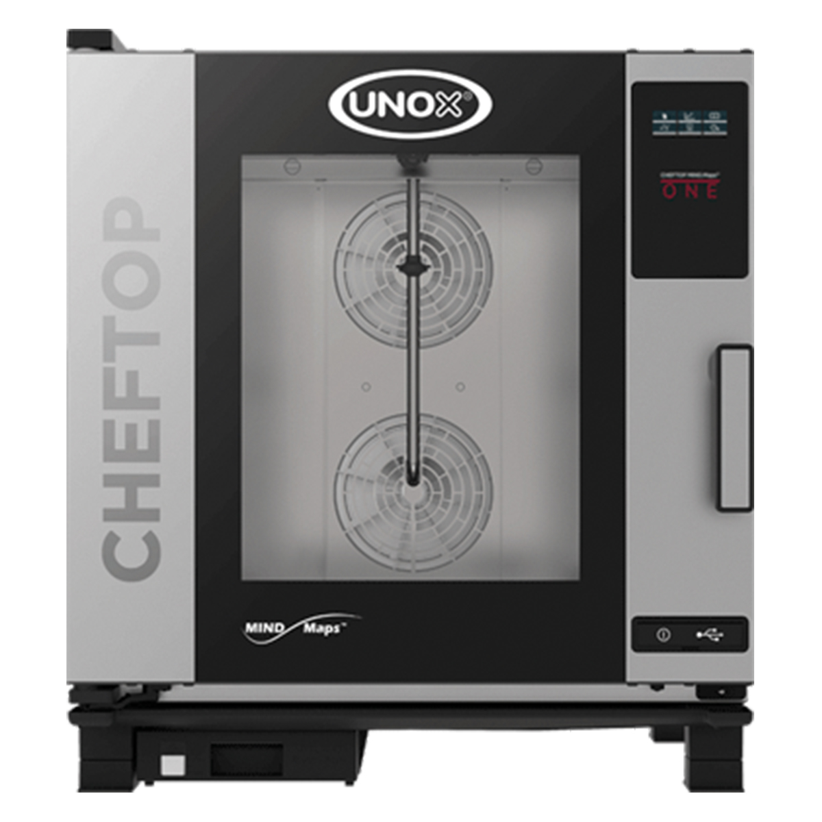 9890.X1011.E1.jpg Unox Cheftop One Combi Konveksiyonlu Fırın Dijital 10 Tepsili GN 1/1 Elektrikli XEVC-1011-E1RM - Görsel 1