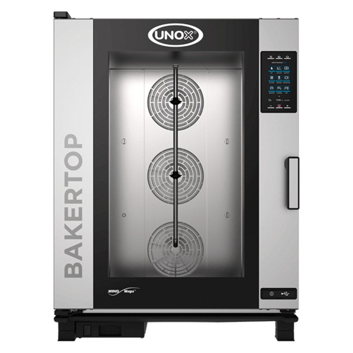 9890.XBC10.E1.jpg Unox Bakertop One XEBC-10EU-E1RM Elektrikli Combi Fırın – 10 Tepsi, 60×40 cm - Görsel 1