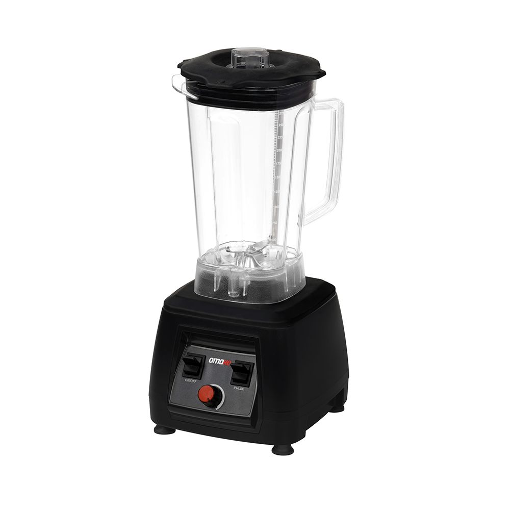Bar-Blender-BLE01-E11-3-Lt-Sensorlu-Siyah.jpg Omake Buz Kırıcı Manuel Bar Blender, 3 L, 2200 W, Siyah - Görsel 1