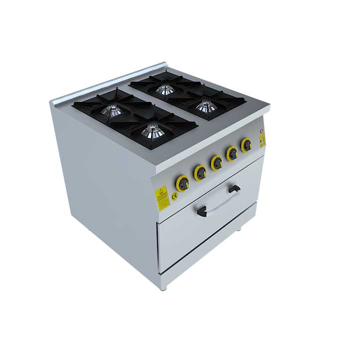 EK160733.jpg Beka 4’lü Gazlı Kuzine Fırınlı 80x80x85 – EK160733 - Görsel 1
