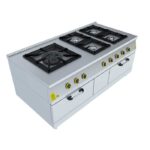 Beka 1x(60×60) – 4x(40×40) 2 Fırınlı Gazlı Kuzine 200x100x85 – EK211012