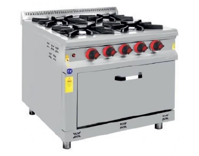 KRCS.KZL_.880.CE-700x550h.jpg Karacasan 4 Gözlü Fırınlı Ocak LPG’li – 80x80x85 cm – KZGL.880.CE - Görsel 1