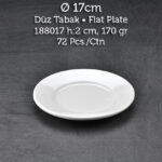 Tuva Therm Classic 17 cm Düz Tabak (12117)