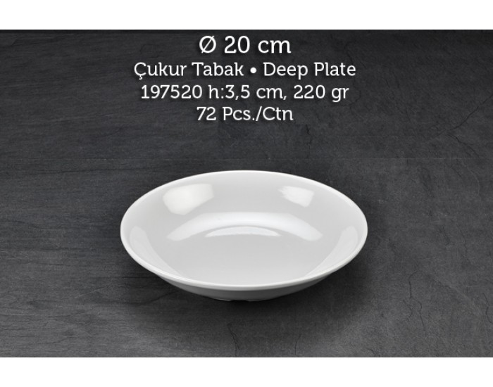 Tuva-Therm-Internasyonel-20-Cm-Cukur-Tabak_1.jpg Tuva Therm İnternasyonel 20 Cm Çukur Tabak 11220 - Görsel 1