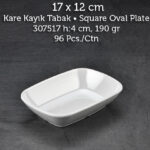 Tuva Therm İnternational 17 cm Kare Kayık Tabak (11517)