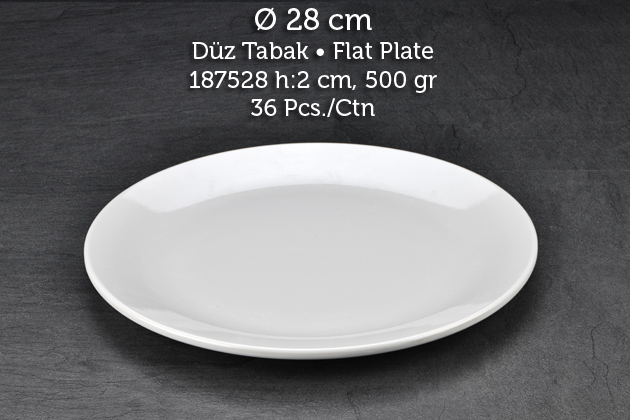 Tuva-Therm-International-28-cm-Duz-Tabak-GR-11128_1.jpg Tuva Therm İnternational 28 cm Düz Tabak (11128) - Görsel 1