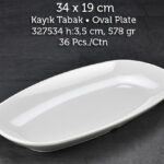 Tuva Therm İnternational 34 cm Kayık Tabak (11434)