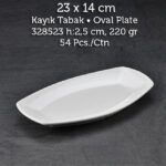 Tuva Therm Quadro 23*14 cm Kayık Tabak (13423)