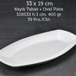 Tuva Therm Quadro 33*19 cm Kayık Tabak (13433)
