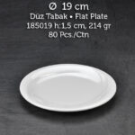 Tuva Therm Wings 19 cm Düz Tabak (14119)
