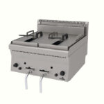 Atalay AGF-660 Çift Hazneli Gazlı Fritöz – 8+8 Litre, 600×600 mm