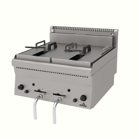 atalay-agf-660-gazli-fritoz-600x600-1.jpg Atalay AGF-660 Çift Hazneli Gazlı Fritöz – 8+8 Litre, 600×600 mm - Görsel 1
