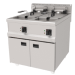Atalay AEF-890 Dolaplı Çift Hazneli Elektrikli Fritöz, 900 Seri, 27×2 Litre