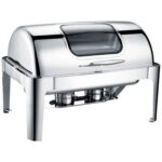 Epinox Chafing Dish Roll Top Camlı 9 L (CDR-9C)