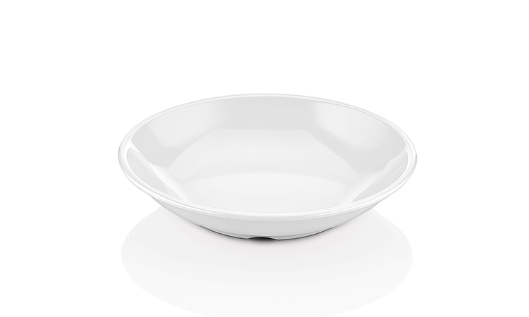 cukur-tabak.jpg Formel 20 cm Melamin Düz Çukur Tabak - Görsel 1