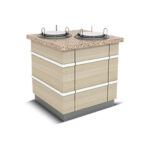Empero GLT.TD.01 Galata Tabak Dispenseri Isıtmalı 2 Tabak 110x90x90 cm