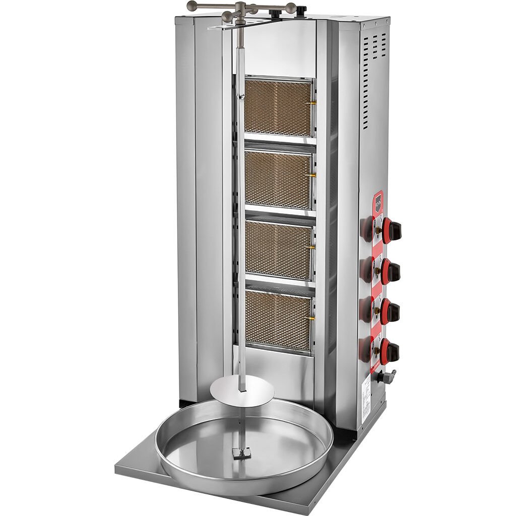 d08-yeni.jpg Remta 4 Radyanlı Gazlı (CE) Döner Ocağı - Görsel 1