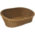AÇIK BÜFE PLASTİK EKMEK SEPETİ 45x30x8/16 CM