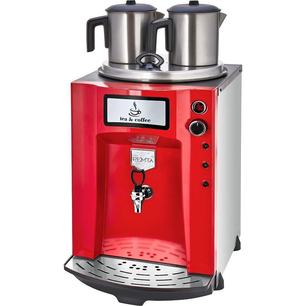 de11p-kirmizi.jpg Remta 2 Demlikli Premium Jumbo Çay Makinesi 23 lt – DE11P - Görsel 1