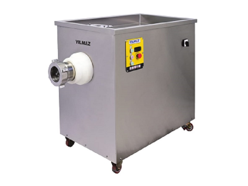 e130-inox-130-mm-et-kiyma-makinasi-331-str.jpg Yılmaz E130-331 STR Soğutmalı Et Kıyma Makinesi – Ø 130 mm – INOX Gövde - Görsel 1