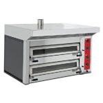 Empero EMP.GF.01-D Gold Midi Pizza Fırını-Çift Katlı-Elektrikli-iç ölçü:70×70 cm