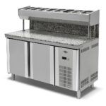Empero EMP.150.80.01-PSYG Pizza ve Salata Hazırlık Buzdolabı-Granit tablalı-2 Kapılı